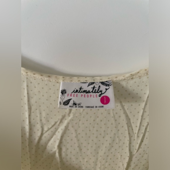 free people intimate voile lace trapeze slip small - Picture 5 of 7